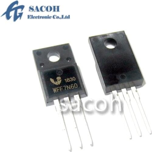 New original 10PCS/Lot WFF7N60 WFF7N60N or WFF7N65 WFF7N65N or WFF5N60 WFF5N65 or WFF8N60 WFF8N65 TO-220F 7A 600V MOSFET