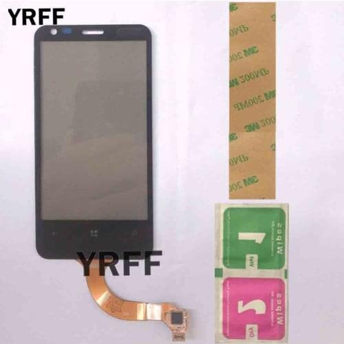 Touch Screen Panel For Nokia Lumia 620 N620 Digitizer Touch Panel Front Glass Lens Sensor Replacement Parts 3M Glue Wipes