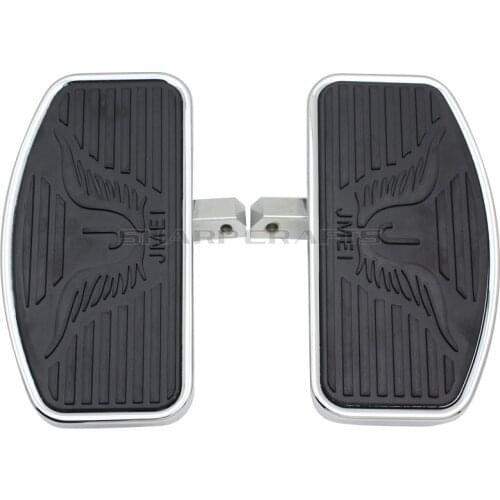 2Size Motorcycle Rear Passenger Foot Pegs Floorboards Footboard For KAWASAKI Vulcan 800 900 400 VN800 VN900 VN400 Classic Custom