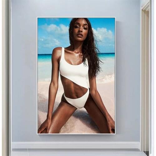 Silk Cloth Wall Poster Jourdan Dunn Sexy Model Star Art Home Decoration Gift