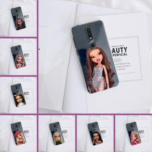 Silicone Case For Nokia 2.1 3.1 5.1 6.1 7.1 Plus Soft Barbie Doll Cute Girl Kawaii Pretty Cover For Nokia 4.2 3.2 Phone Case