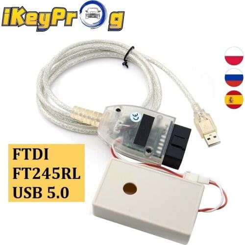 USB Version 5.0 For VAG Tacho FTDI FT245RL VAGTACHO USB Supports VDO NEC MCU 24C32 or 24C64 VAG Tacho V5.0 Stable