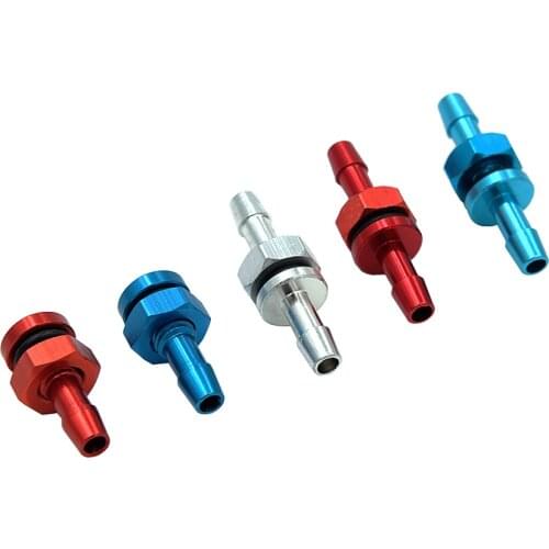 5PCS M6 Water Nozzle Aluminum Drain Outlet Nozzle Water Cooling Nipple Faucet for RC Jet Boats DIY Connecting Accessories