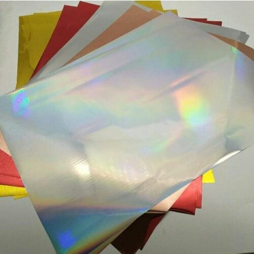Gold Silver Red Hot Stamping Foil Paper Laminator Laminating Transfer on Elegance Laser Printer Craft Paper 100Pcs 20x29cm A4