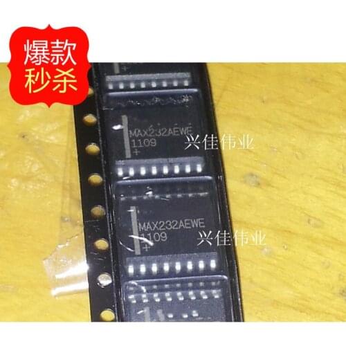 10PCS New original authentic MAX232 MAX232AEWE + WSOP16