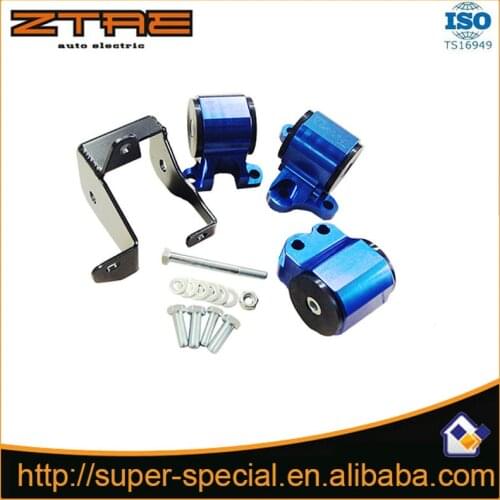 1996-2000 for HOND@ CIVI*C D16 B16 B18 B20 SILVER engine SWAP MOUNTS kIT EK D-SERIES B-SERIES Engine Swap Mount Kit