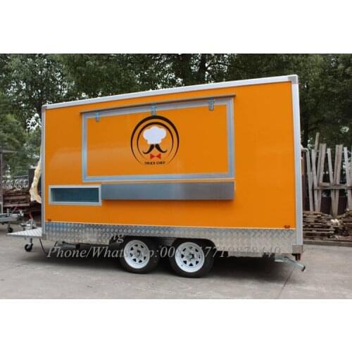 4M long Italian Horse Trailer para Food Truck Fried Chicken Mobile Catering airstream Food Cart Trailer