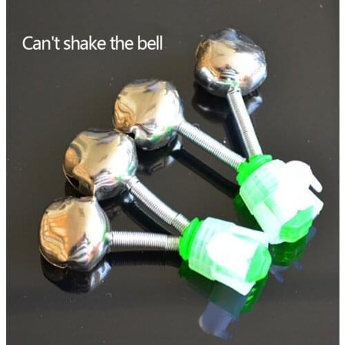 5/10pcs Outdoor Sea Pole Fishing Alarm Bell Luminous Fish Bell Fishing Gear Tools