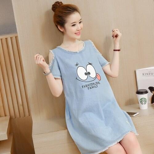 8027# Maternity Clothes Spring Autumn Easy Matching Loose Stylish Dress Pregnant Women Mom Dress