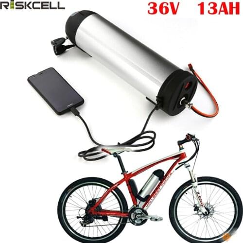 Electrical bike battery 36V 13Ah Water Bottle Bicycle lithium Battery 36V 500w bafang Li-ion battery pack with USB Port