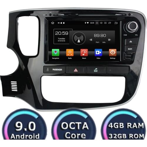 Roadlover Android 9.0 Car DVD Player For Mitsubishi Outlander 2015 Stereo GPS Navigation Automagnitol Radio 2 Din Octa Core MP3