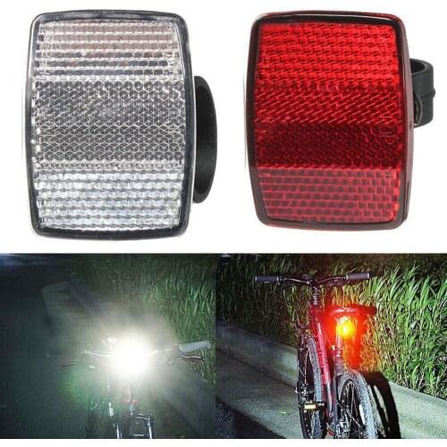 MTB Road Bike Automatic Reflectors Cycling Warning Light Bicycle Accessories Hot Sale Bicycle Front Rear Reflective Lens 20Jun11