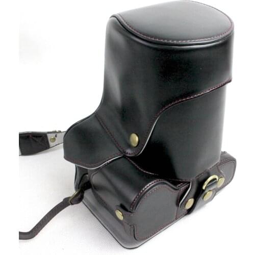 Deluxe Edition PU Leather Camera Case Cover For Canon EOS 6D II 6D2 6DII 6D Mark ii With Storage Bag Bottom Opening Case