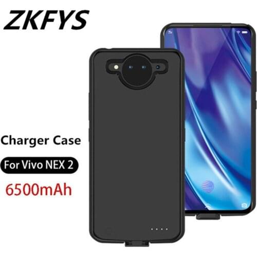 ZKFYS Moblie phone power Bank Quickly Charger Case 6500mAh External Battery Case For Vivo NEX 2 Back Dlip Battery