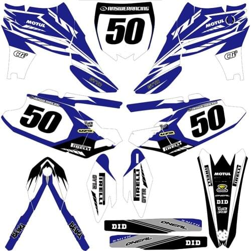 Motocross 3M GRAPHICS STICKERS BACKGROUNDS DECALS Kits For yamaha YZF450 YZ450F 2010 2011 2012 2013 For yamaha 450 YZF 2013-2010