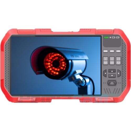 7" 5 In 1 H.265 4K HD IP CCTV Tester Monitor AHD CVI TVI CVBS Camera Test 8MP ONVIF HDMI Input Multimeter Optical fiber A82 A86