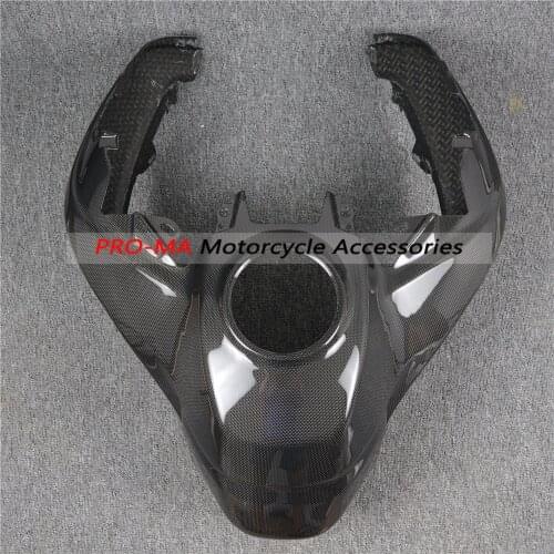 Motorcycle Upper Tank Cover in Carbon Fiber for Ducati Multistrada 950,1260,1200 2017+ Plalin glossy weave