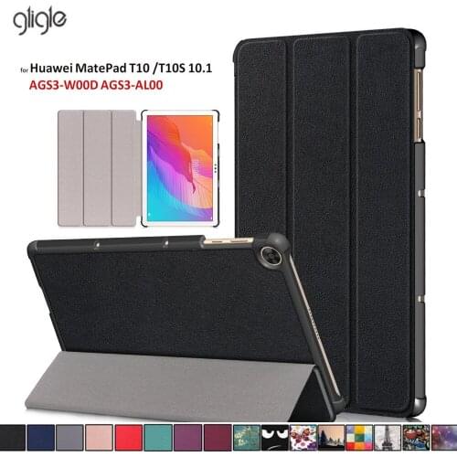 GLIGLE Slim Magnet Case for Huawei MatePad T10 9.7 AGR-AL09 AGR-W09 T10S 10.1 AGS3-L09 AGS3-W09 Smart Cover