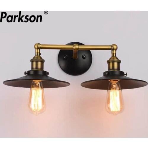 E27 Retro Industrial Wall Lamp 85-265V Edison bulb Wall Light Vintage Steam Punk antique bedside Wall Lamp Loft indooring lamp