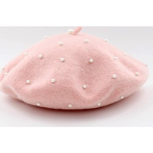 NEW 100% wool Vintage Warm Wool Winter Women Beret French Artist Beanie Hat Cap For Sweet Girl Gift spring and autumn hats