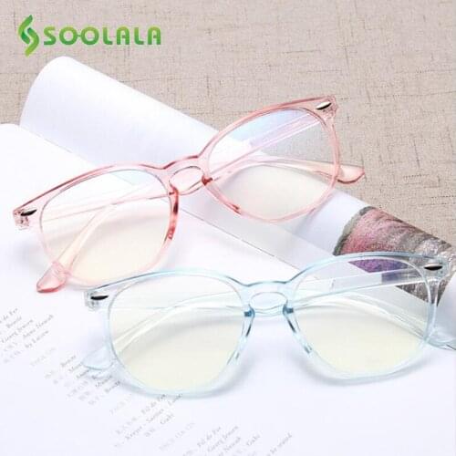 SOOLALA 2pcs/lot Square Anti Blue Light Glasses Women Men Computer Eyeglasses Frame Blue Light Blocking Anti Radiation Glasses