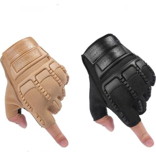 Tactics Half Finger Gloves Cycling Anti-slip Anti-shock Men Women Half Finger Gloves Breathable Sports Bicycle Glove