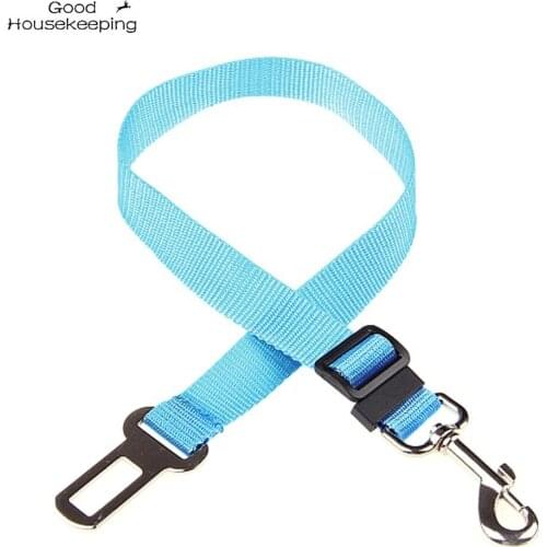 Adjustable Practical Dog Cat Pet Car Safety Seat Belt Leash Seat Belt Harness Restraint Collar Leads Travel Clip Dog Supplies W0