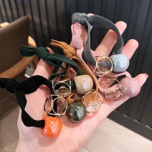 Korean New Fashion easy matching Hair Rope Hair Rubber Girl Simple Head Rope Small Fresh Ponytail Hair Accessories Headwear