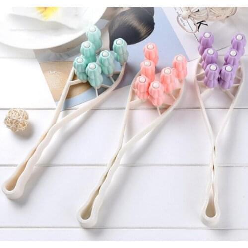 Facial Massager Roller Manual Face-lift Neck Slimming Relaxation Flower Shape Anti Wrinkle Beauty Tools Skin Care Health