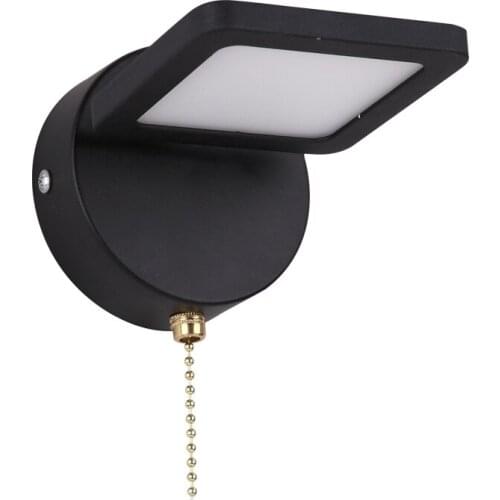 Led indoor wall lamps rotation adjustable switch modern wall sconce with switch stair wall light fixture hallway led wall sconce