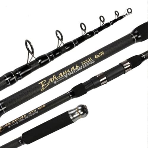 High-quality carbon Best-selling fiber portable telescopic 2.7m-4.5m fishing rod rotating bait casting squid fishing rod sale