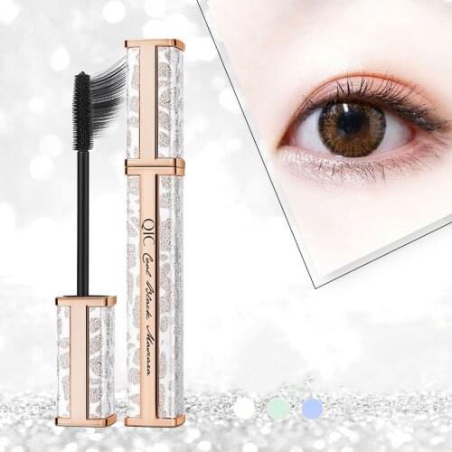 4D Silk Fiber Mascara Eyelash Curling Lengthening Black Thick Mascara Eye Lash Thick Tint Brush Lashes Makeup Cosmetic
