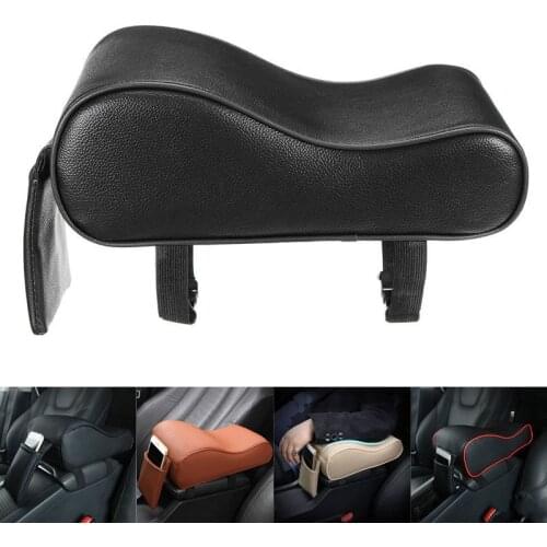 Universal Car Auto PU Leather Armrest Center Console Arm Rest Soft Pad Cushion Cover Mat Center Box Armrest Supports Protective