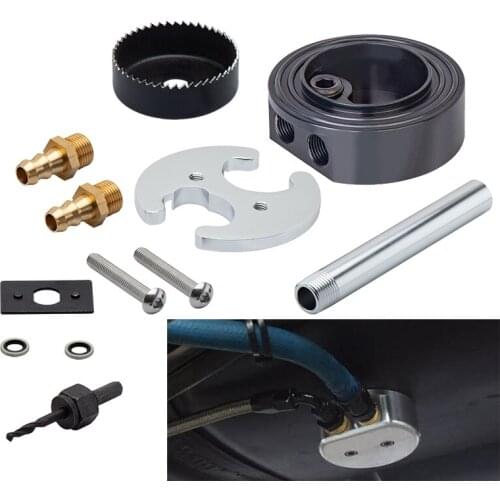 Universal Single Hole Fuel Tank Sump Kit with Integrated Return
