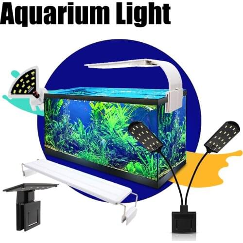 Senzeal brightest Aquarium Light M-180/M3/X3/X5/X7 Clip-on Aquarium Led Lighting Super Slim Fish LED Lamp 220V/110V EU/US Plug