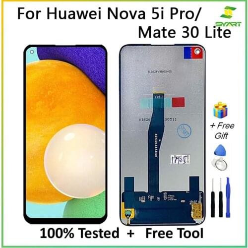 For Huawei Nova 5i Pro Lcd Display Touch Screen Digitizer Assembly 6.26inch For Huawei Mate 30 Lite Lcds SPN-AL00 SPN-TL00