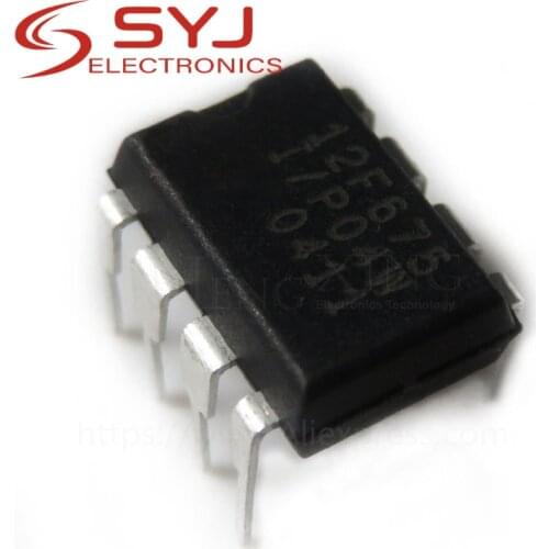 1pcs/lot PIC12F675-I/P = PIC12F629-I/P DIP-8 In Stock