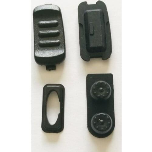 10setsX PTT Rubber And Button For Vertex VX231 4 Pieces In 1 Set