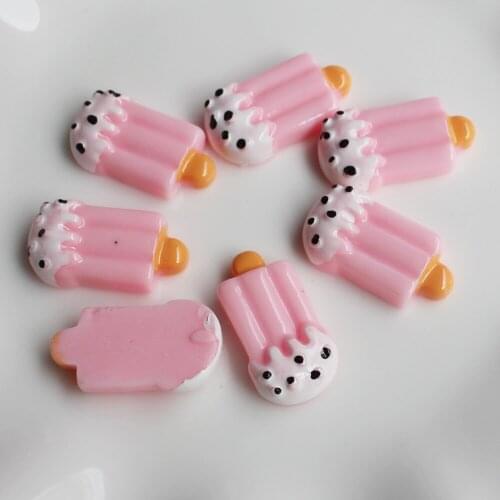 13*23MM Miniature Artificial Fake Food Resin Cabochon Scrapbooking icecream for diy decoration