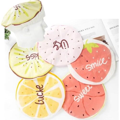 1pc Shower Caps Reusable Lace Elastic Shower Cap Hair Salon Waterproof Hat For Bath Saunas Spa Hair Cap Bathroom Supplies