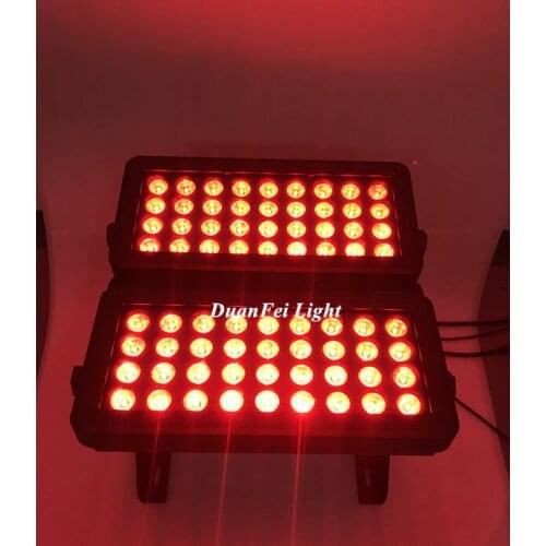 4lot Waterproof outdoor led wall light 5in1 rgbwa led city color 72x15w wall washer led rgbwa flood light