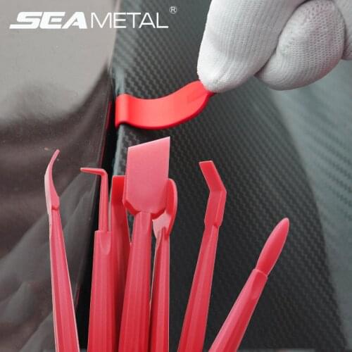 Car Vinyl Film Wrapping Tools 13pcs Car Sticker Film Scraper Universal Auto Felt Squeegee Scraper Knife Decal Plaste Accessories