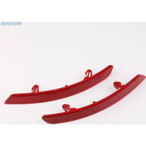 Benekar Rear Tail Bumper Left Right Side Lamp Reflector for Citroen C5 2010 2011 2012