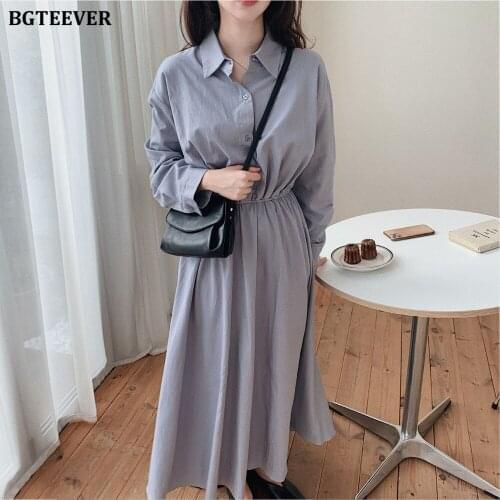 Летние платья с длинным рукавом BGTEEVER China At AliExpress