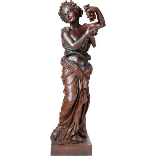 Large Sculpture Greek Wine God Dionysus Statue Bronze Brass Hot Casting Gorgeous Home Decoration