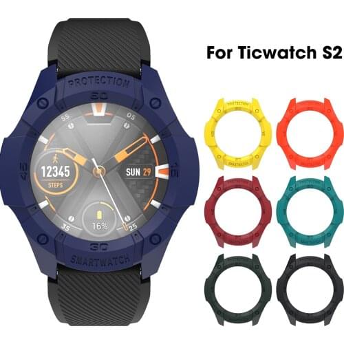 SIKAI Case For Ticwatch S2 Hard PC Shell Screen Protector Cover for Ticwatch C2 Watch Smart Watch Accessories