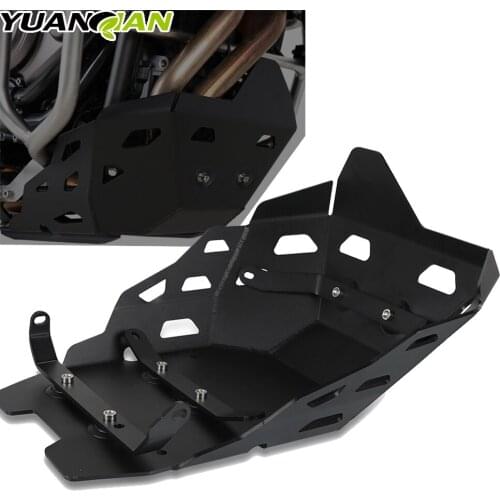 For YAMAHA T7 Rally 2019 2020 2021 TENERE 700 TENERE700 Motorbike CNC Aluminum black Skid Plate Bash Frame Guard Front Spoiler