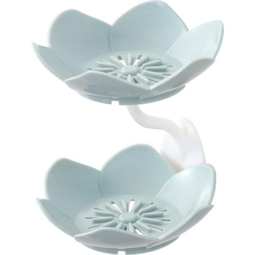 Draining Bathroom Punch-Free Drainage Rack Wall-Mounted Creative Soap Holder Soap Box Suction Cup Wall-Mounted Double Layer