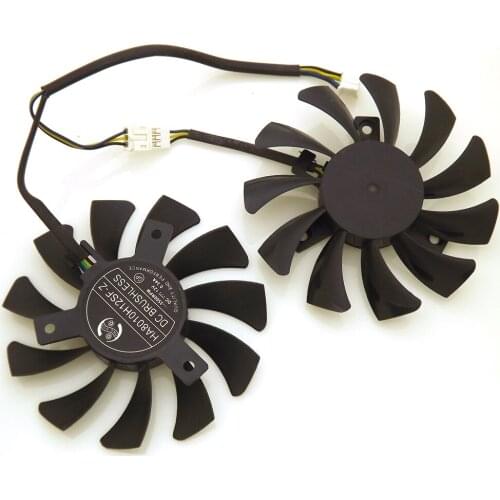 HA8010H12SF-Z 12V 0.34A 75mm 40*40*40mm 4Wire 4Pin Fan For Dataland HD7750 HD7770 Graphics Card Cooling Fan