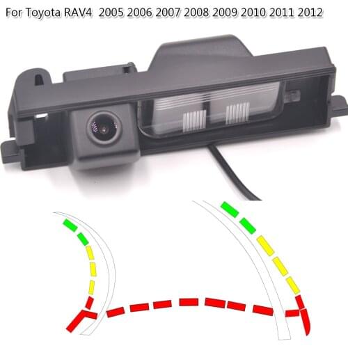 HD High quality CCD dynamic trajectory car rear view camera for TOYOTA RAV4 2000-2012
